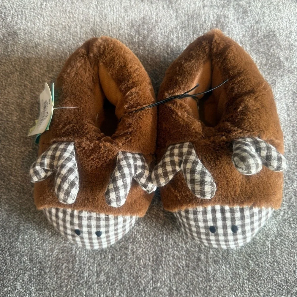 NWT Western Chief Cozy Moose toddler size 11/12 plush lightweight slippers